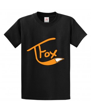 T Fox Unisex Classic Kids and Adults T-Shirt